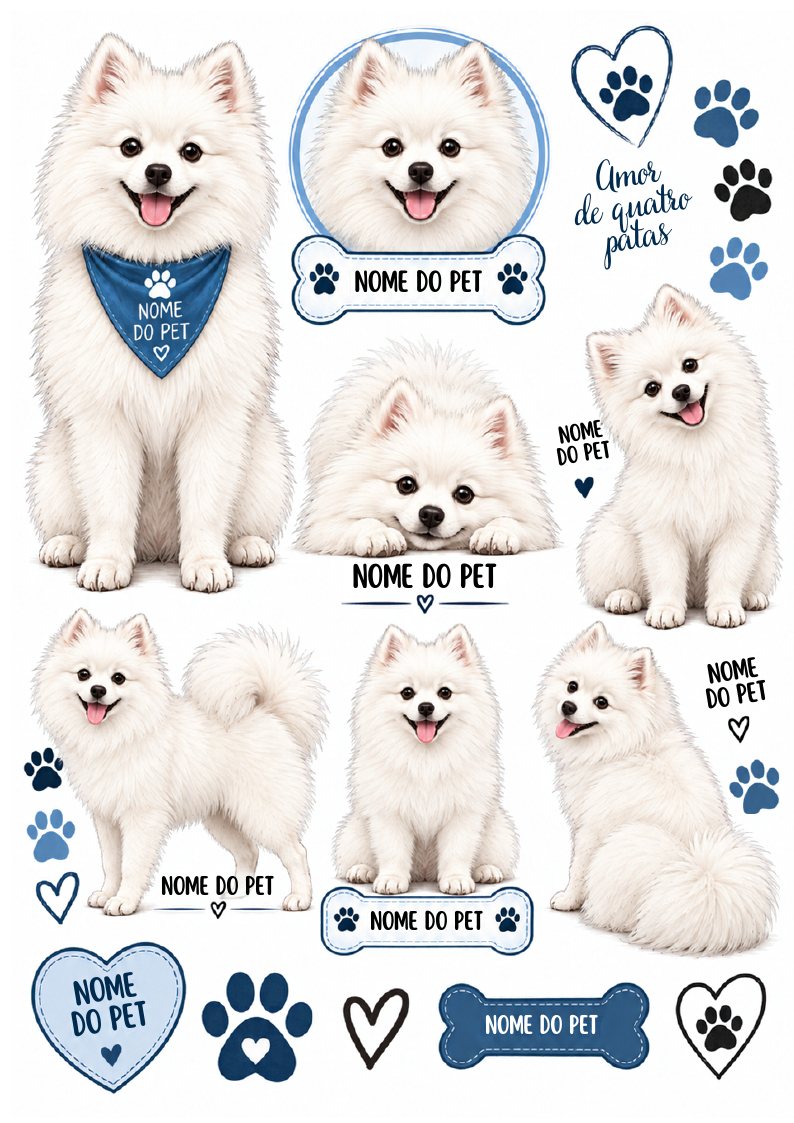 Arte editável de cachorro da coleção