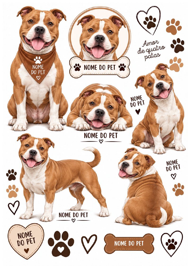 Arte editável de cachorro da coleção