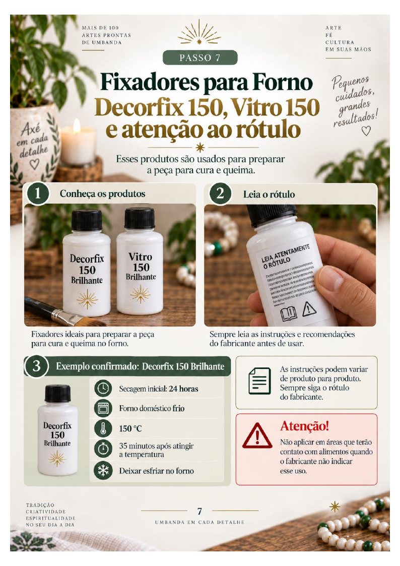 Página ilustrada dos guias de decalque em casa